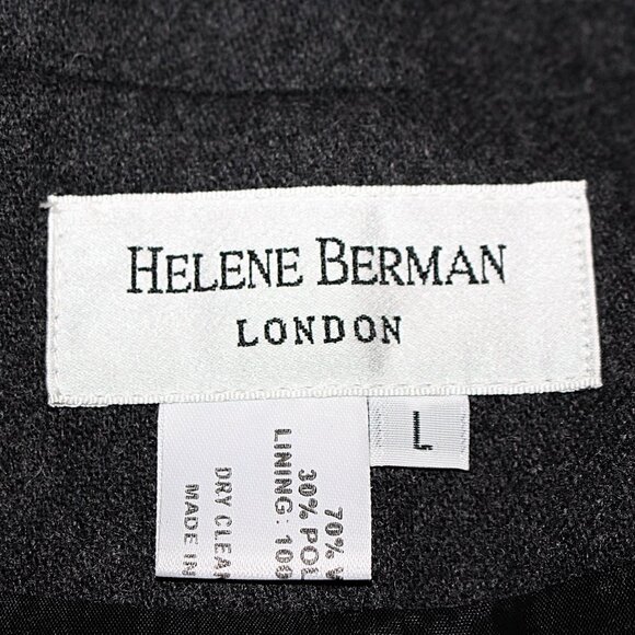 Helene Berman - 50s-Style Retro, Peplum Hem 3-Button Blazer - Large - Cute!! - Picture 3 of 13